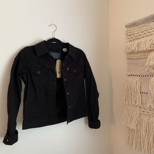 NEW Levi Black Jean Jacket